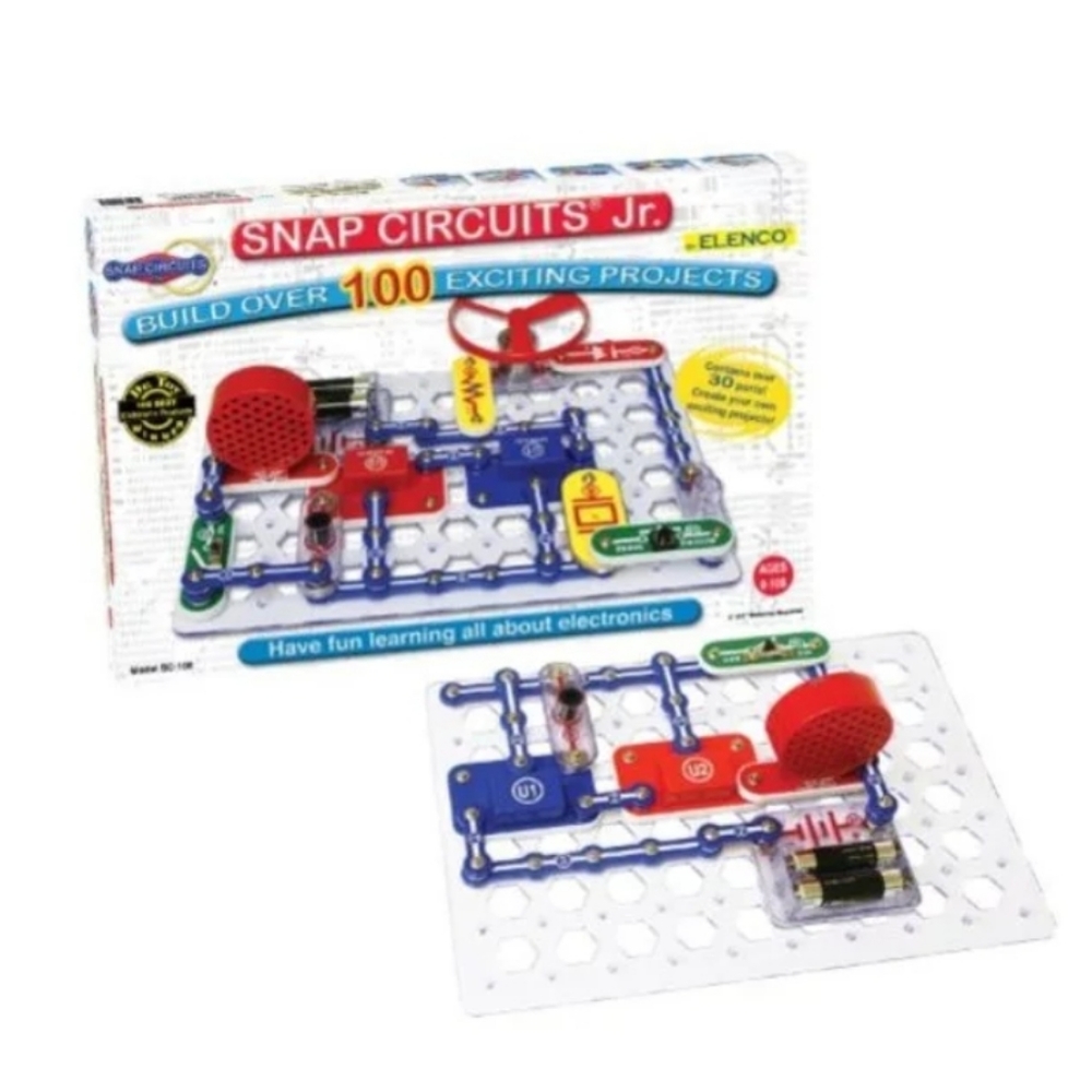Elenco Snap Circuits Junior 100 Electronics Projects, 1 Set NIB